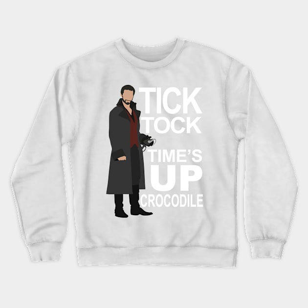 Captain Hook - Tick Tock Crewneck Sweatshirt by eevylynn